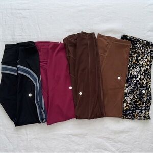 Lululemon Athletica | Bundle of 5 Leggings (Sz 6)